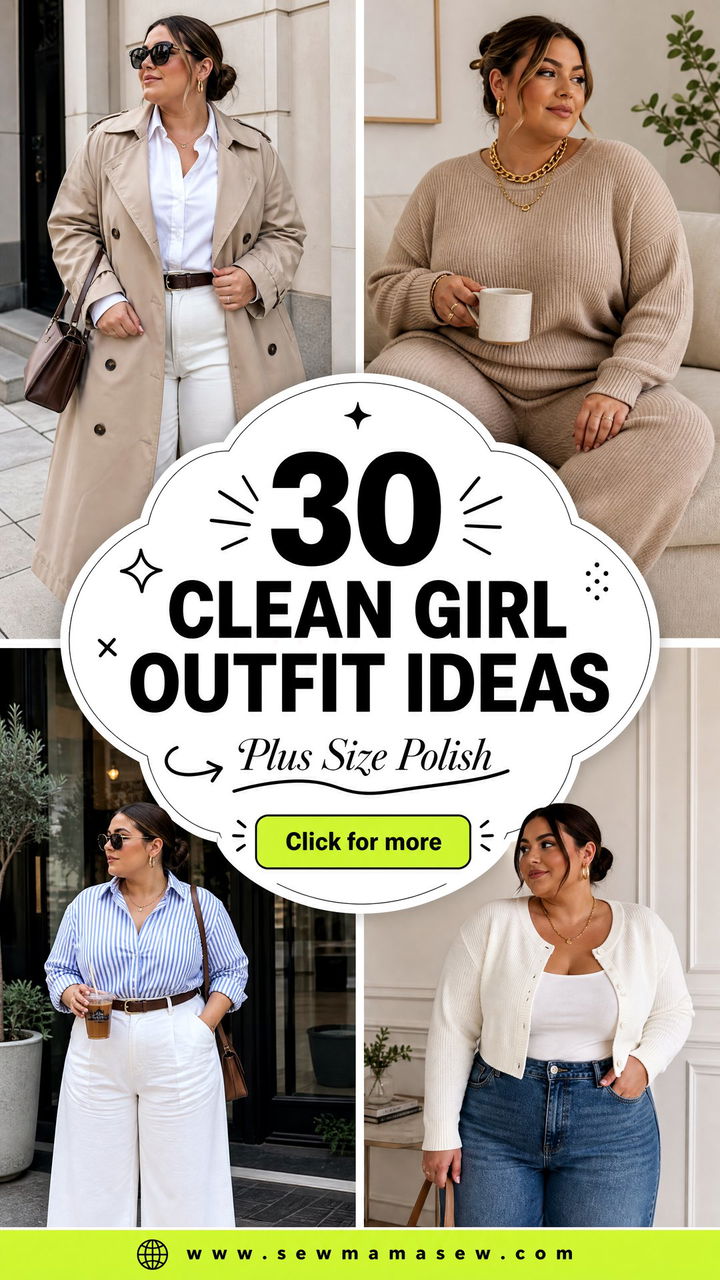 30 Clean Girl Outfit Ideas Plus Size Women Will Love Most - 30 Clean Girl Outfit Ideas Plus Size Women Will Love Most