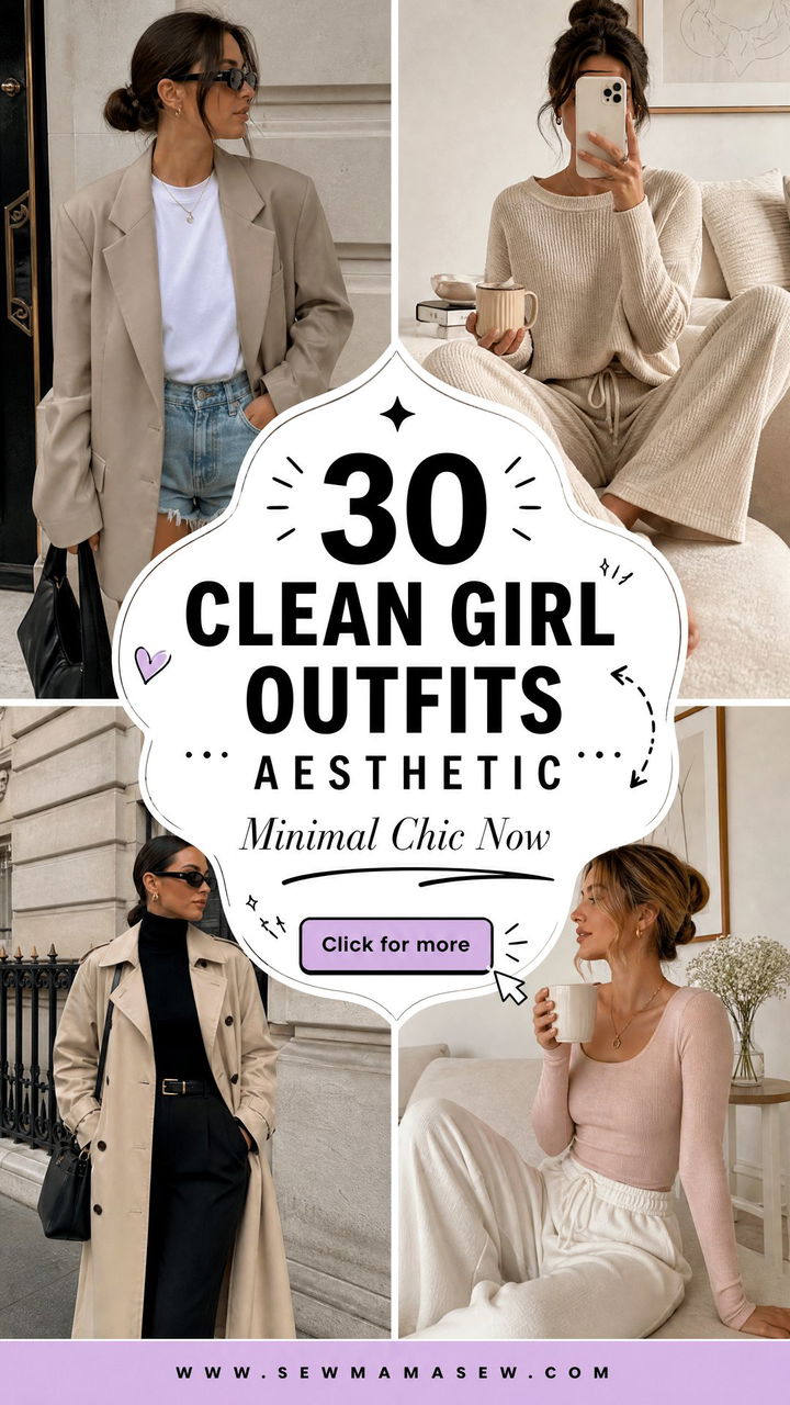 30 Clean Girl Outfits Aesthetic For Minimal Chic Looks Now - 30 Clean Girl Outfits Aesthetic For Minimal Chic Looks Now
