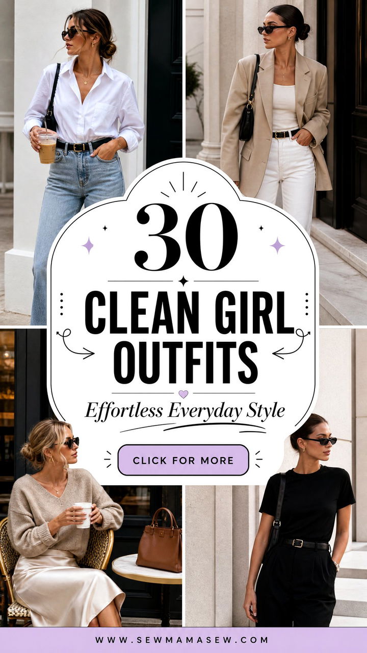 30 Clean Girl Outfits To Copy For Effortless Everyday Style - 30 Clean Girl Outfits To Copy For Effortless Everyday Style