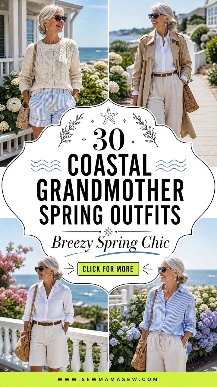 30 Coastal Grandmother Spring Outfits For Breezy Chic Days - 30 Coastal Grandmother Spring Outfits For Breezy Chic Days