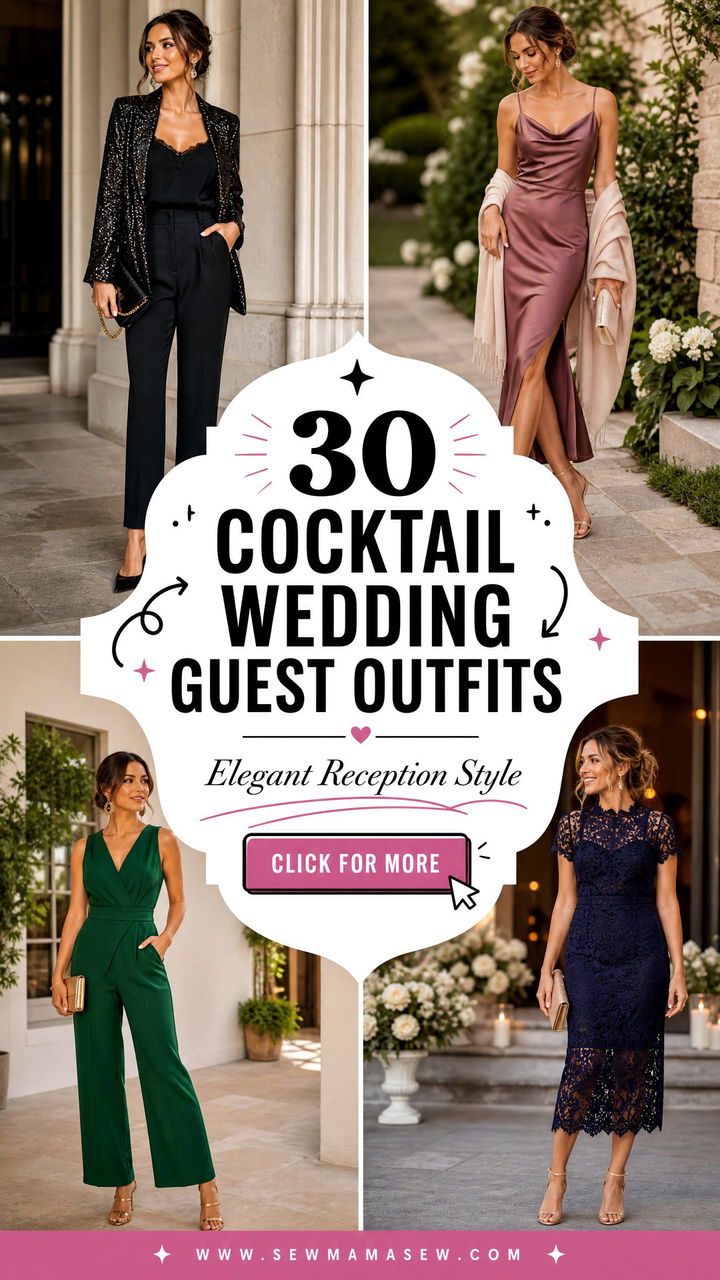 30 Cocktail Wedding Guest Outfits for Elegant Receptions - 30 Cocktail Wedding Guest Outfits for Elegant Receptions