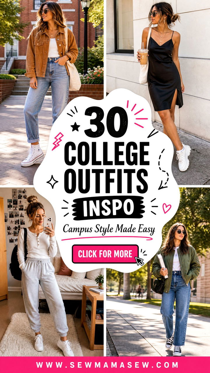 30 College Outfits Inspo for Effortless Campus Style This Fall - 30 College Outfits Inspo for Effortless Campus Style This Fall