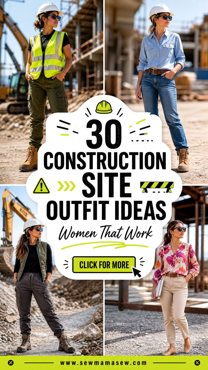 30 Construction Site Outfit Ideas for Women That Work - 30 Construction Site Outfit Ideas for Women That Work