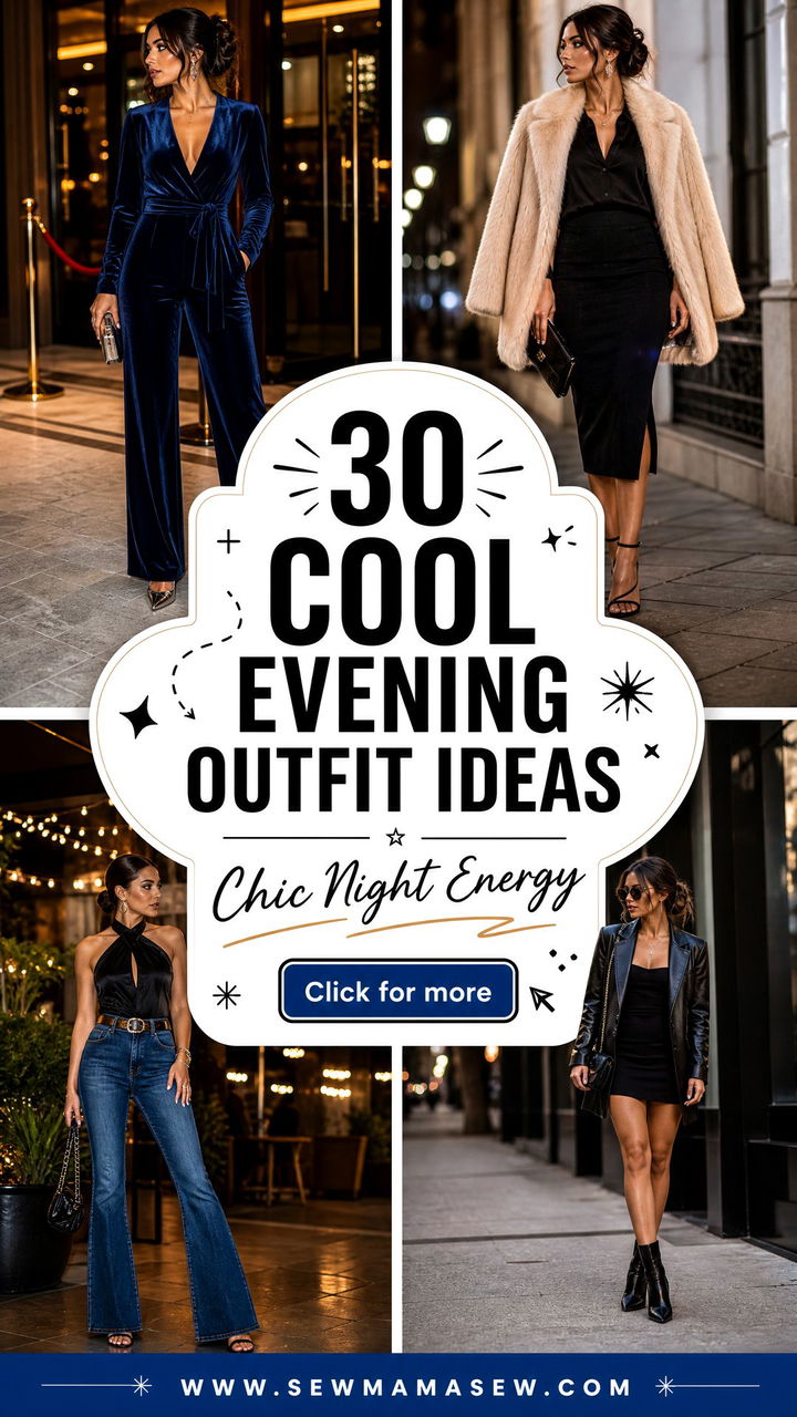 30 Cool Evening Outfit Ideas for Chic Nights Out This Season - 30 Cool Evening Outfit Ideas for Chic Nights Out This Season