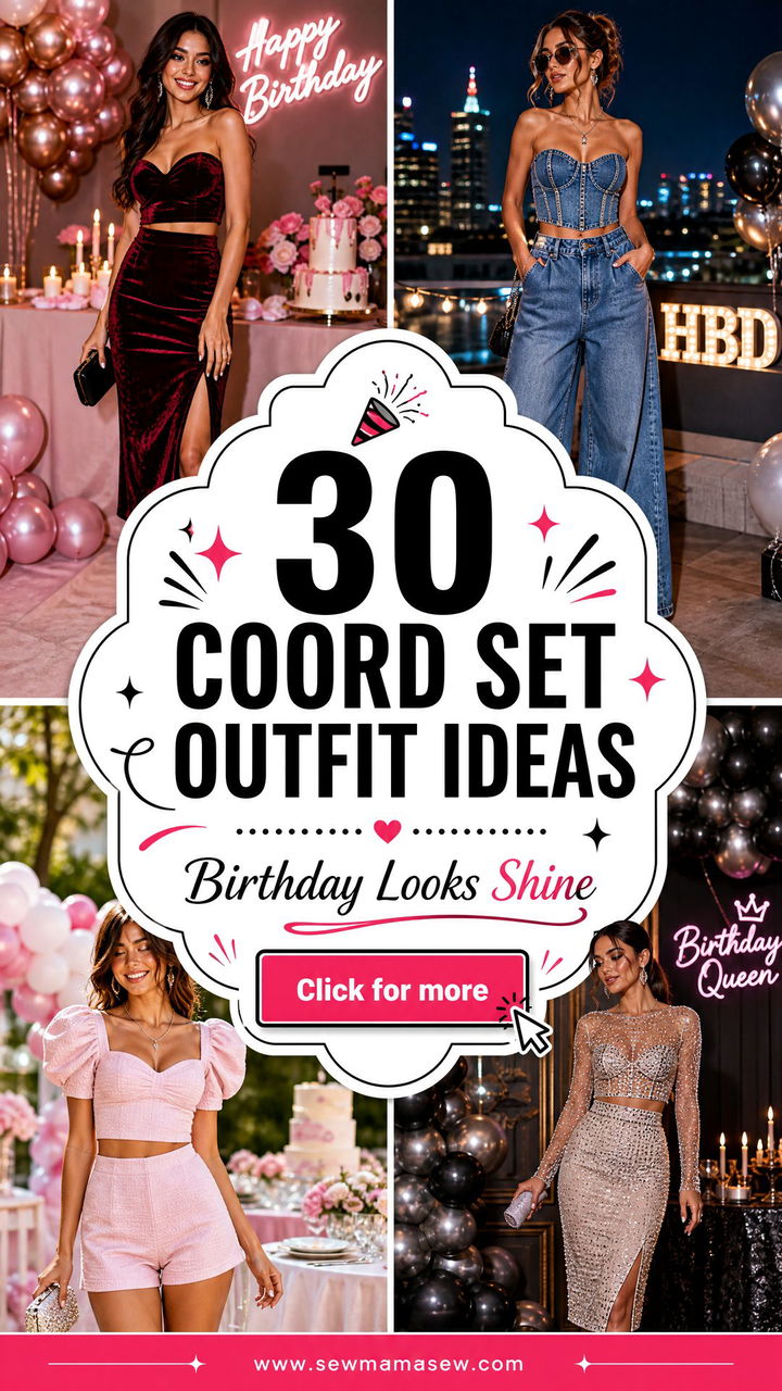 30 Coord Set Outfit Ideas for Birthday Looks That Shine - 30 Coord Set Outfit Ideas for Birthday Looks That Shine