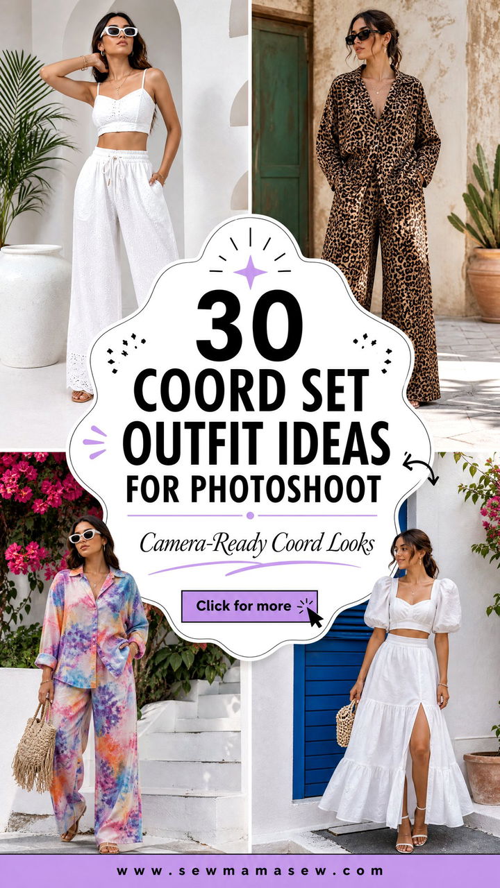 30 Coord Set Outfit Ideas for Photoshoot-Ready Looks - 30 Coord Set Outfit Ideas for Photoshoot-Ready Looks