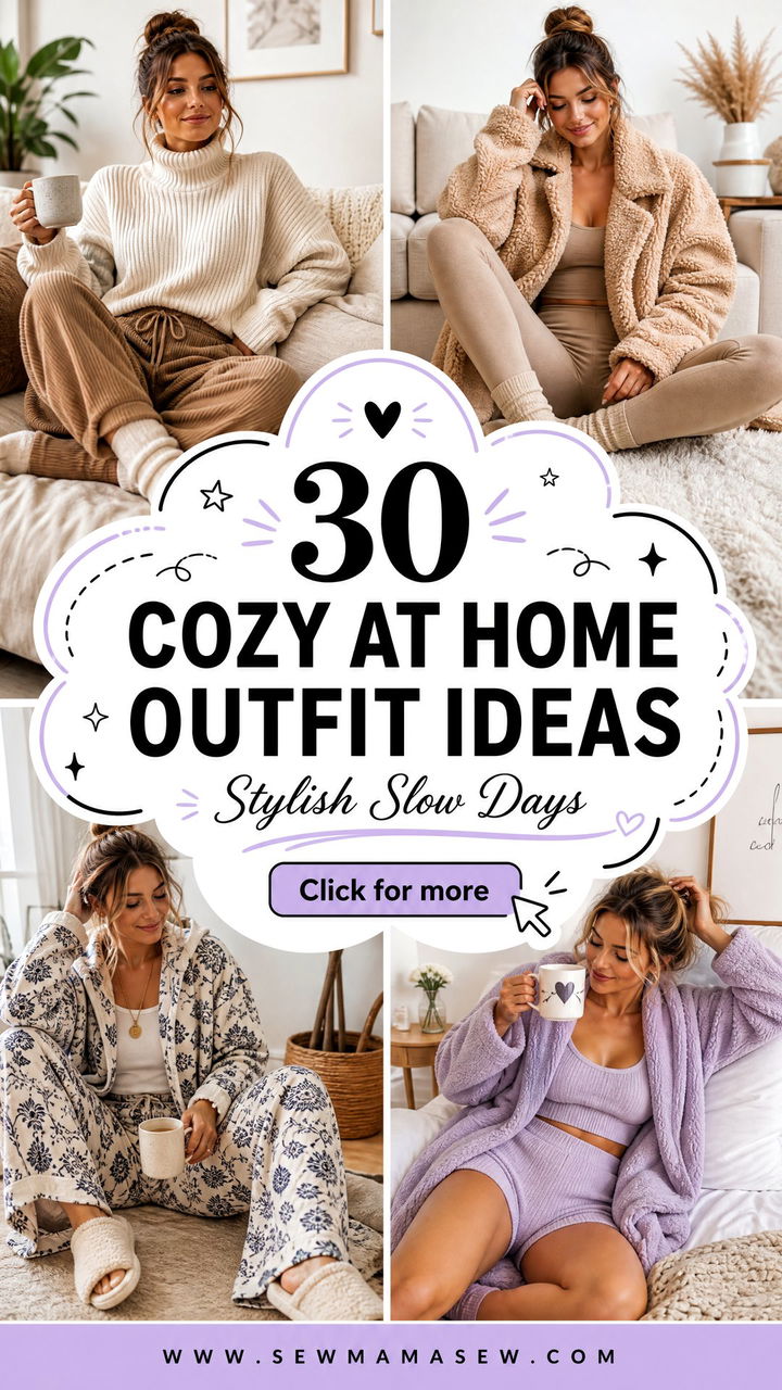 30 Cozy At Home Outfit Ideas for Stylish Slow Days In - 30 Cozy At Home Outfit Ideas for Stylish Slow Days In