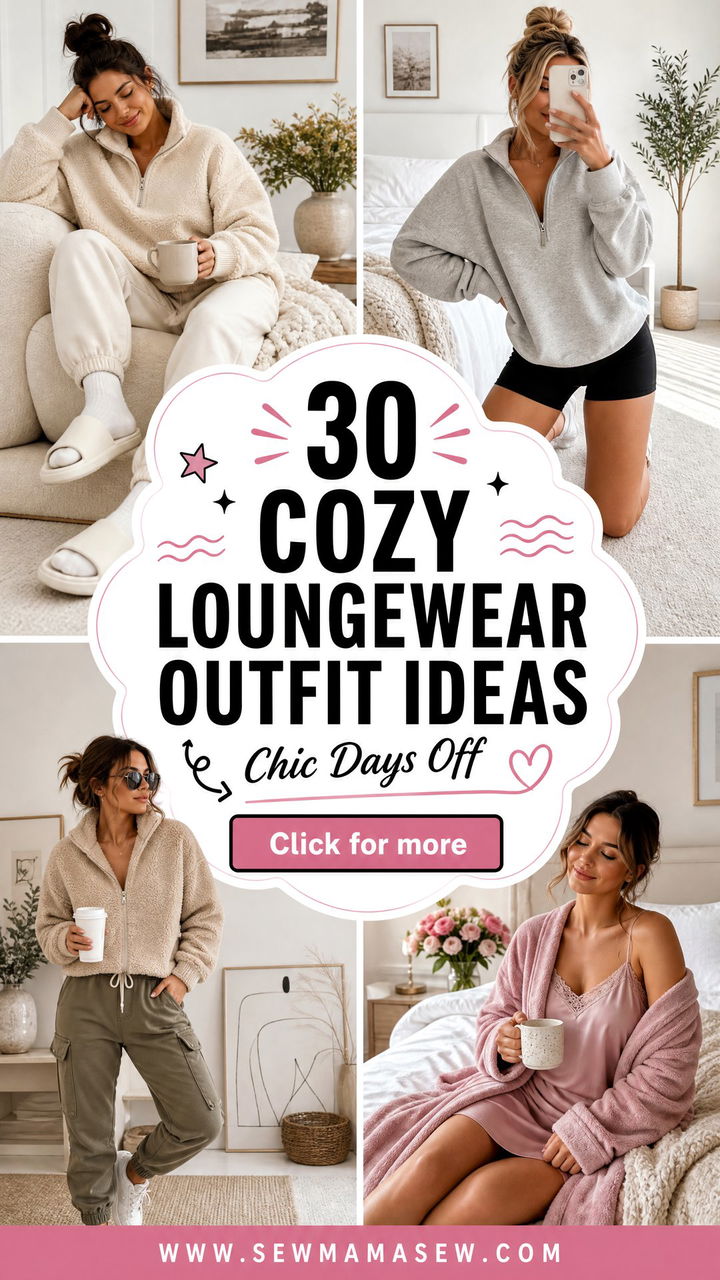 30 Cozy Loungewear Outfit Ideas for Chic Days Off at Home - 30 Cozy Loungewear Outfit Ideas for Chic Days Off at Home