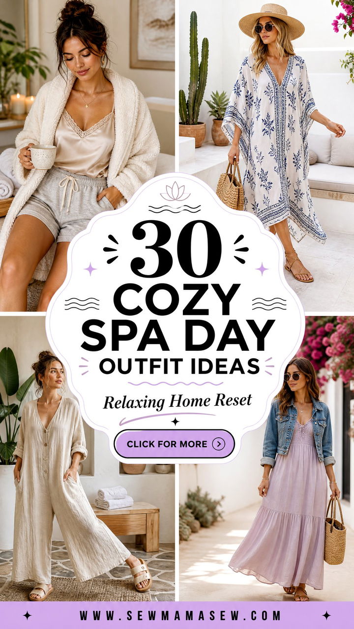30 Cozy Spa Day Outfit Ideas for a Relaxing Home Reset - 30 Cozy Spa Day Outfit Ideas for a Relaxing Home Reset