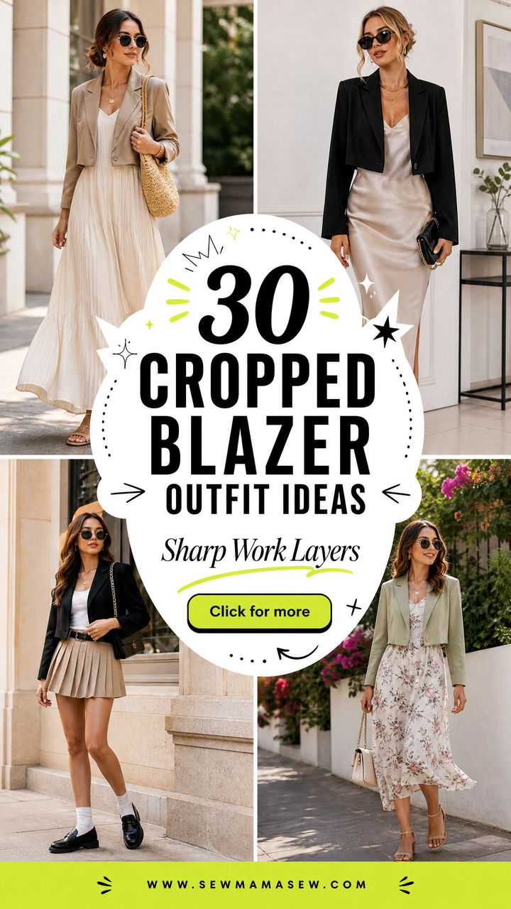 30 Cropped Blazer Outfit Ideas for Work That Feel Sharp - 30 Cropped Blazer Outfit Ideas for Work That Feel Sharp