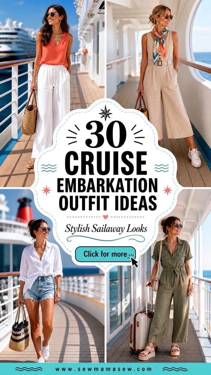 30 Cruise Embarkation Outfit Ideas for a Stylish Sailaway - 30 Cruise Embarkation Outfit Ideas for a Stylish Sailaway