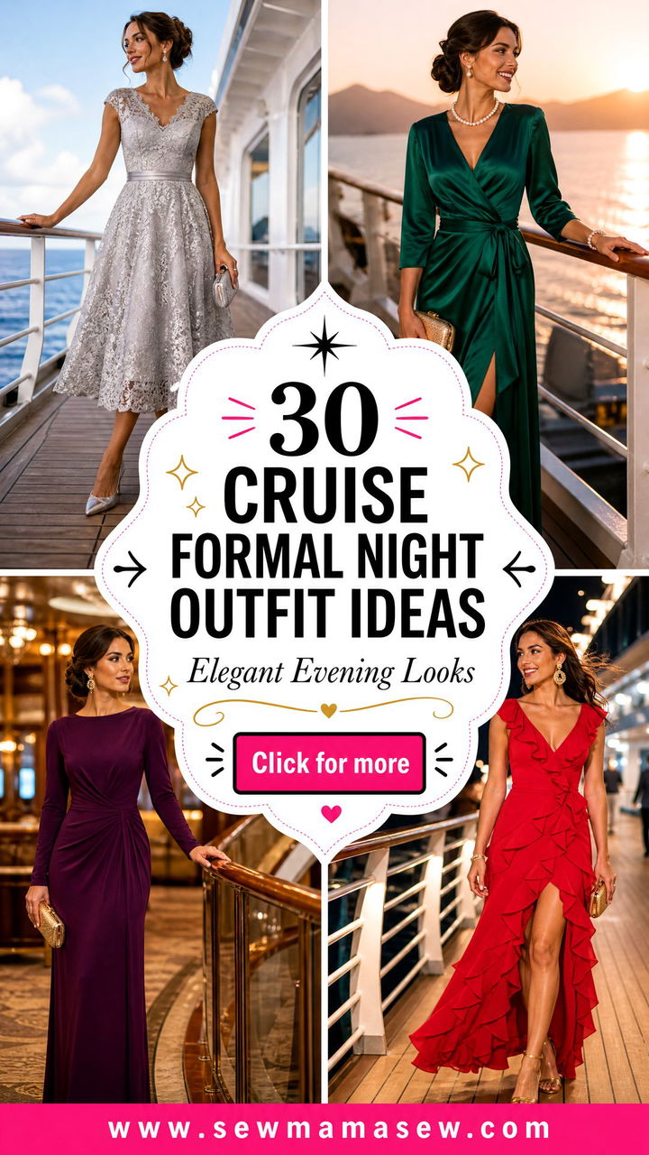 30 Cruise Formal Night Outfit Ideas for Elegant Evenings - 30 Cruise Formal Night Outfit Ideas for Elegant Evenings