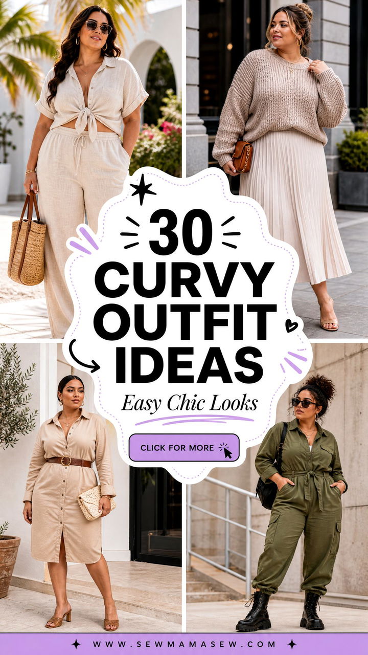 30 Curvy Outfit Ideas for Women Who Want Easy Style - 30 Curvy Outfit Ideas for Women Who Want Easy Style
