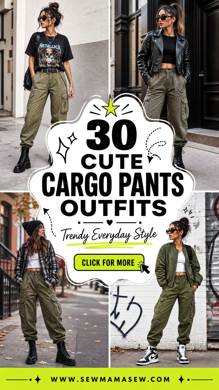 30 Cute Cargo Pants Outfits for Trendy Everyday Style - 30 Cute Cargo Pants Outfits for Trendy Everyday Style