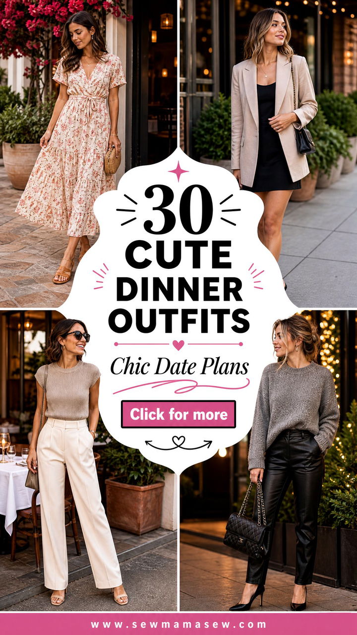 30 Cute Dinner Outfits for Date Nights and Chic Plans - 30 Cute Dinner Outfits for Date Nights and Chic Plans