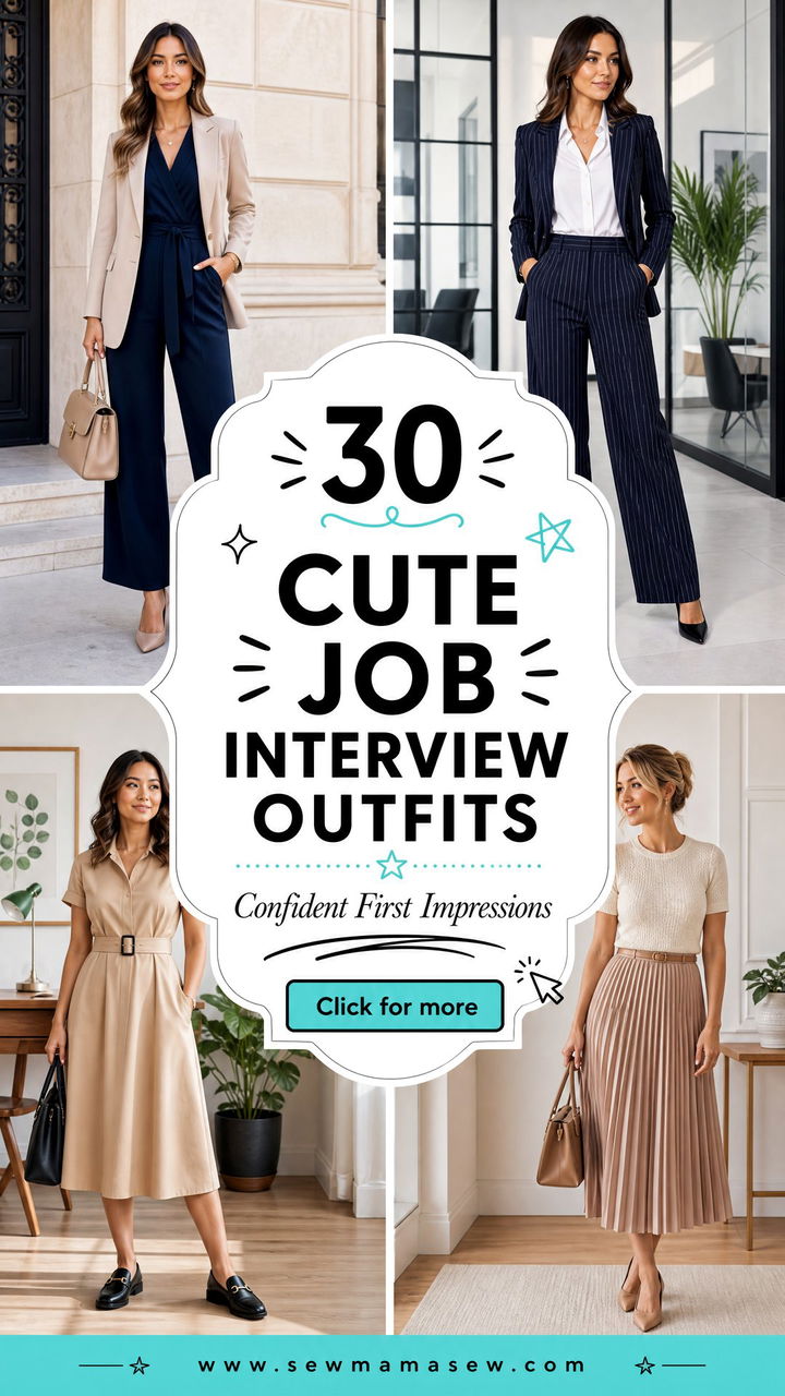 30 Cute Job Interview Outfits for Confident First Impressions - 30 Cute Job Interview Outfits for Confident First Impressions