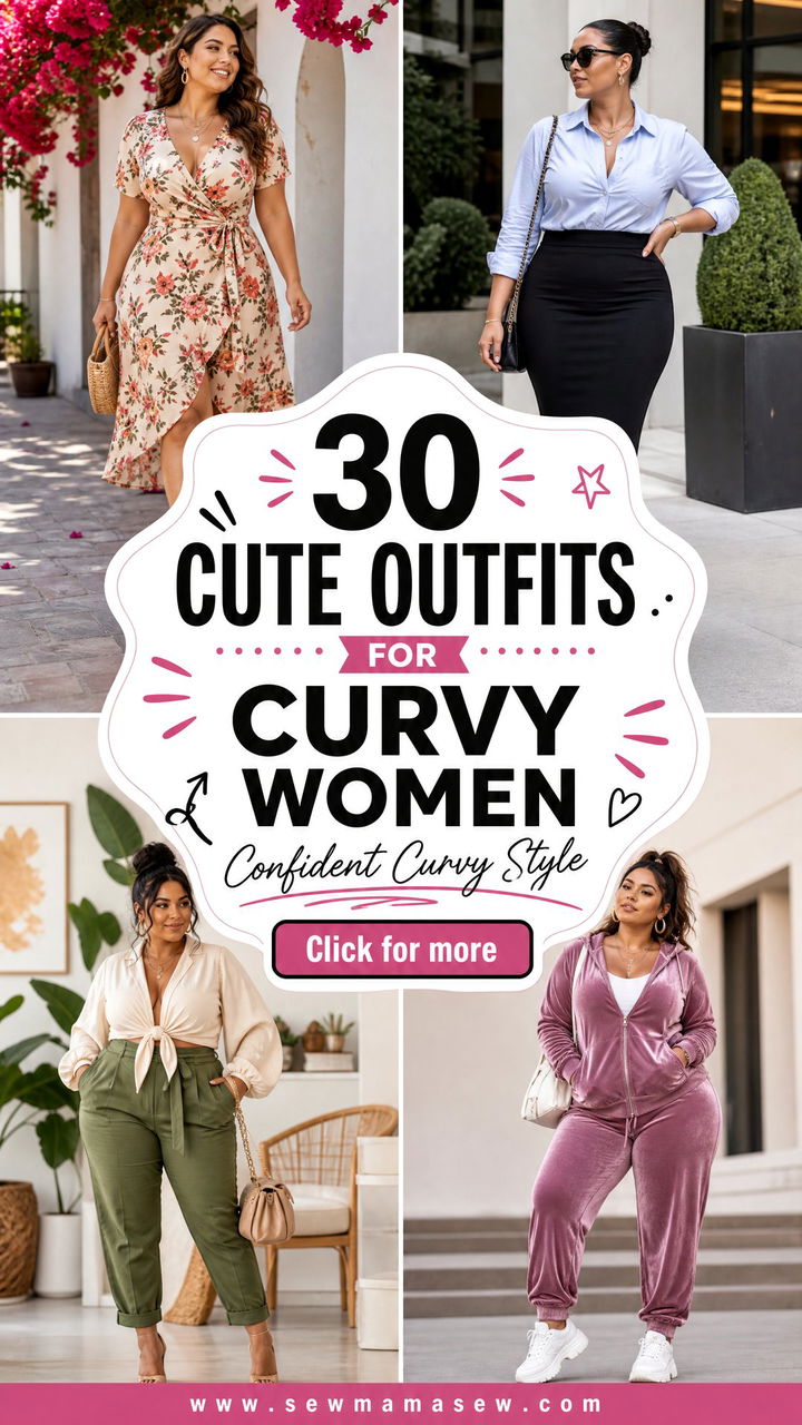 30 Cute Outfits For Curvy Women That Feel Confident - 30 Cute Outfits For Curvy Women That Feel Confident