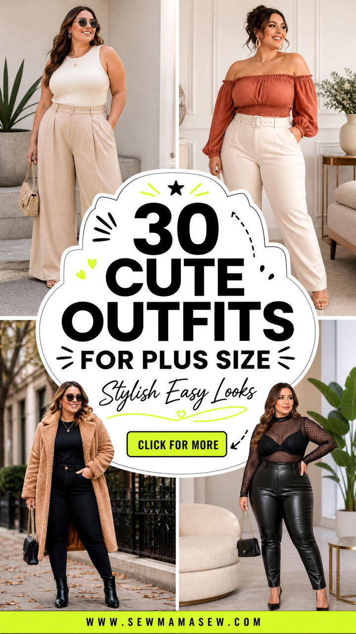 30 Cute Outfits For Plus Size That Feel Stylish And Easy - 30 Cute Outfits For Plus Size That Feel Stylish And Easy