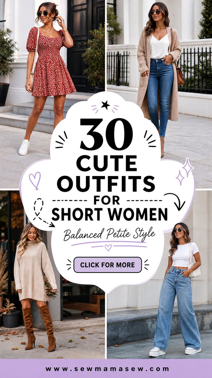 30 Cute Outfits For Short Women That Create Balanced Style - 30 Cute Outfits For Short Women That Create Balanced Style