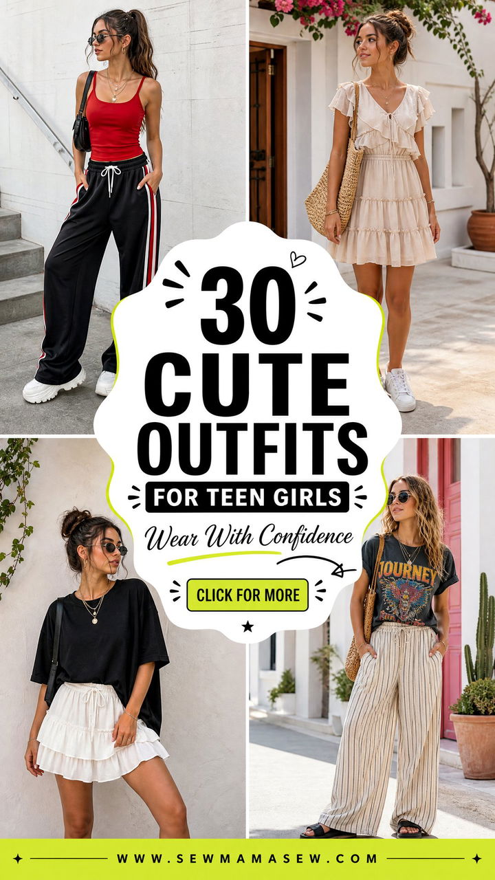 30 Cute Outfits For Teen Girls To Wear With Confidence - 30 Cute Outfits For Teen Girls To Wear With Confidence