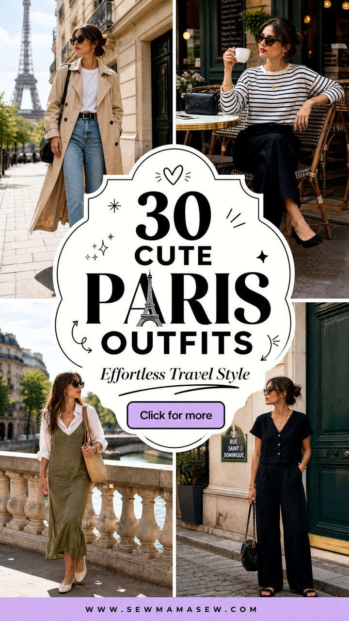 30 Cute Paris Outfits for Effortless Travel Style in 2026 - 30 Cute Paris Outfits for Effortless Travel Style in 2026