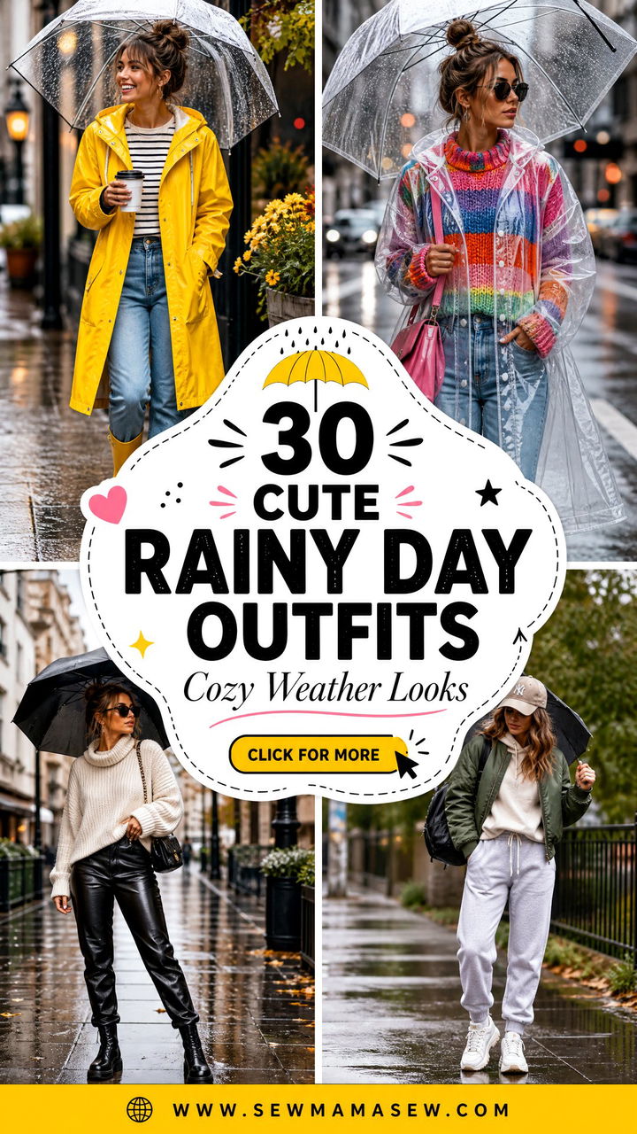 30 Cute Rainy Day Outfits for Cozy Stylish Weather Looks - 30 Cute Rainy Day Outfits for Cozy, Stylish Weather Looks
