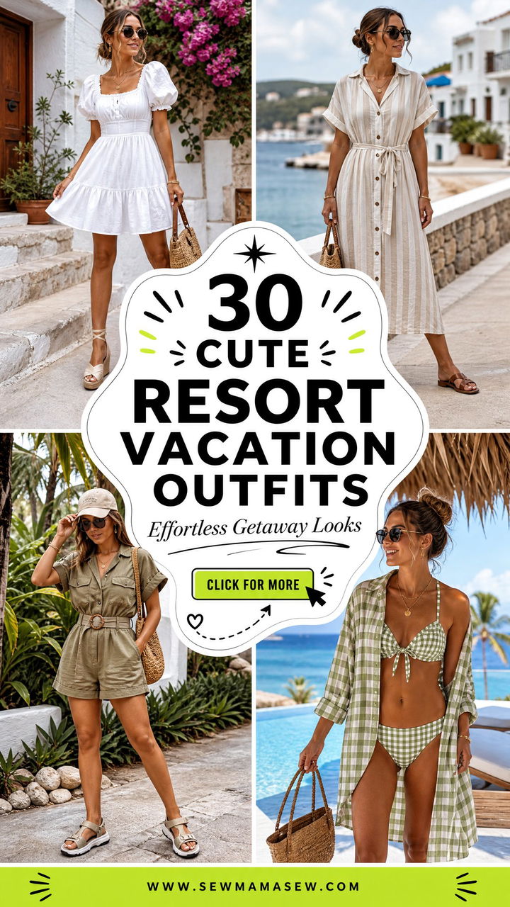 30 Cute Resort Vacation Outfits for Effortless Getaways - 30 Cute Resort Vacation Outfits for Effortless Getaways