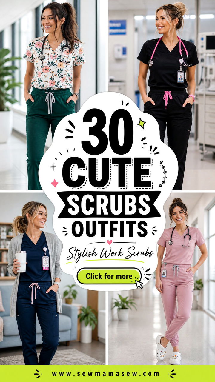 30 Cute Scrubs Outfits for Stylish Healthcare Pros at Work - 30 Cute Scrubs Outfits for Stylish Healthcare Pros at Work