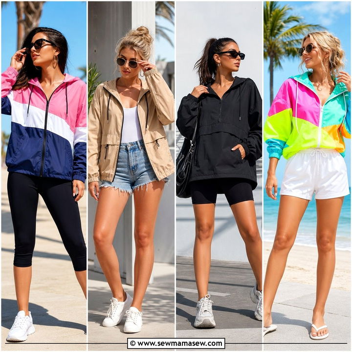 30 Cute Windbreaker Outfits For Sporty Rainy-Day Style