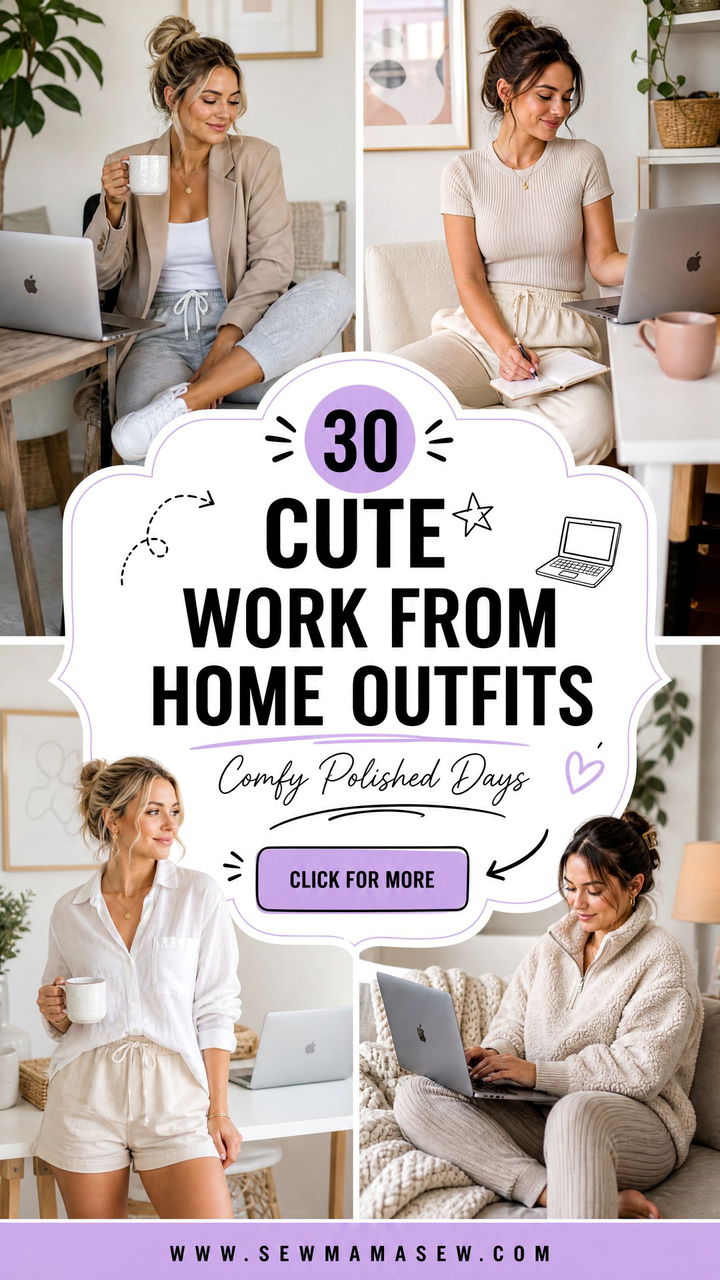 30 Cute Work From Home Outfits For Comfy Polished Days - 30 Cute Work From Home Outfits For Comfy Polished Days