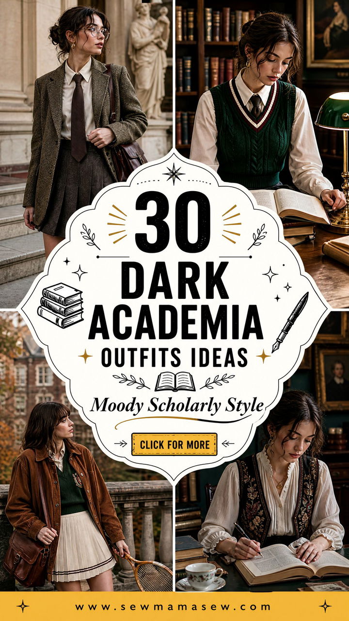 30 Dark Academia Outfits Ideas For Moody Scholarly Style - 30 Dark Academia Outfits Ideas For Moody Scholarly Style