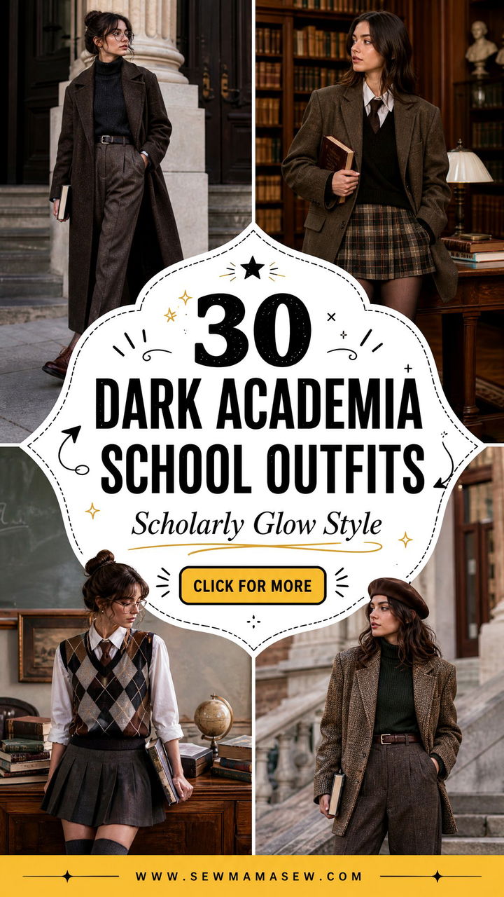 30 Dark Academia School Outfits For A Scholarly Glow - 30 Dark Academia School Outfits For A Scholarly Glow