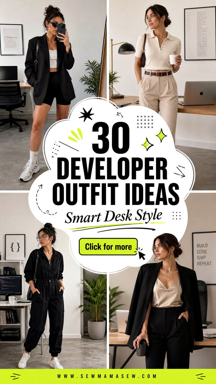 30 Developer Outfit Ideas For Smart Comfortable Work Style - 30 Developer Outfit Ideas For Smart, Comfortable Work Style