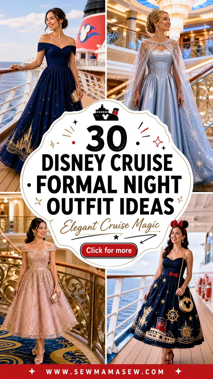 30 Disney Cruise Formal Night Outfit Ideas For Elegant Style - 30 Disney Cruise Formal Night Outfit Ideas For Elegant Style