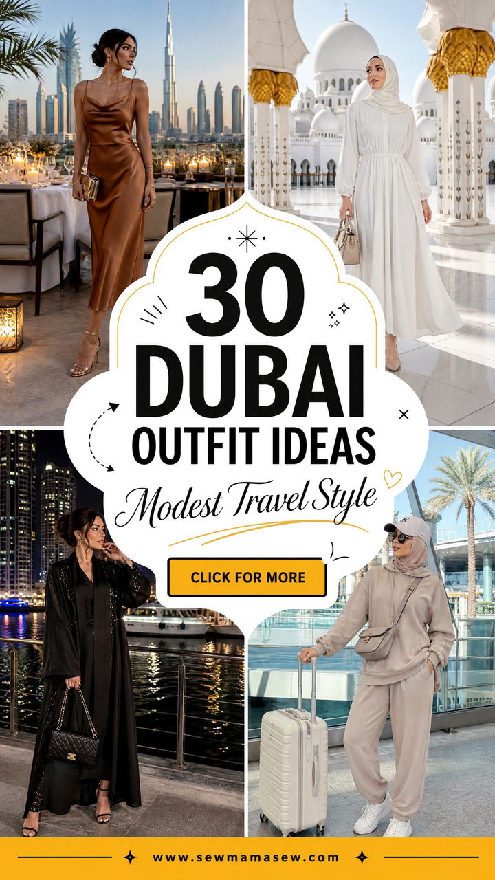 30 Dubai Outfit Ideas Modest Travelers Need This Season - 30 Dubai Outfit Ideas Modest Travelers Need This Season