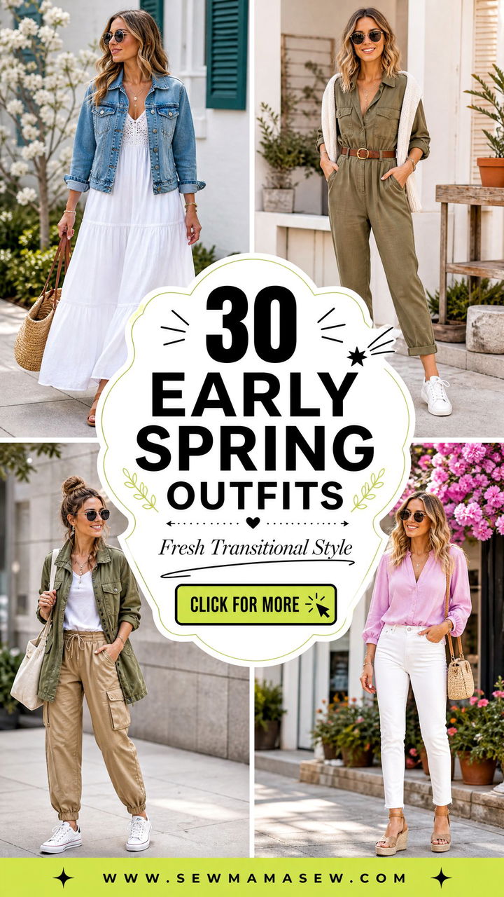 30 Early Spring Outfits for Fresh Transitional Weather Style - 30 Early Spring Outfits for Fresh Transitional Weather Style