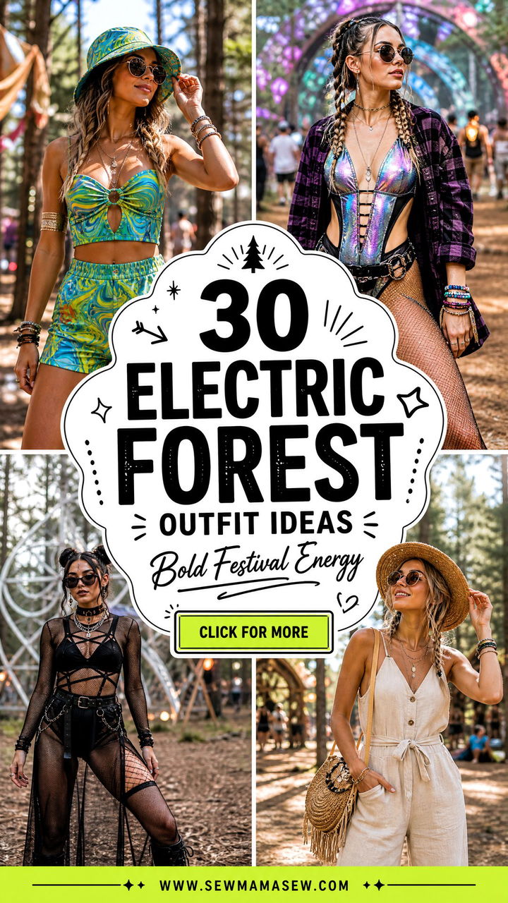 30 Electric Forest Outfit Ideas for Bold Festival Energy - 30 Electric Forest Outfit Ideas for Bold Festival Energy