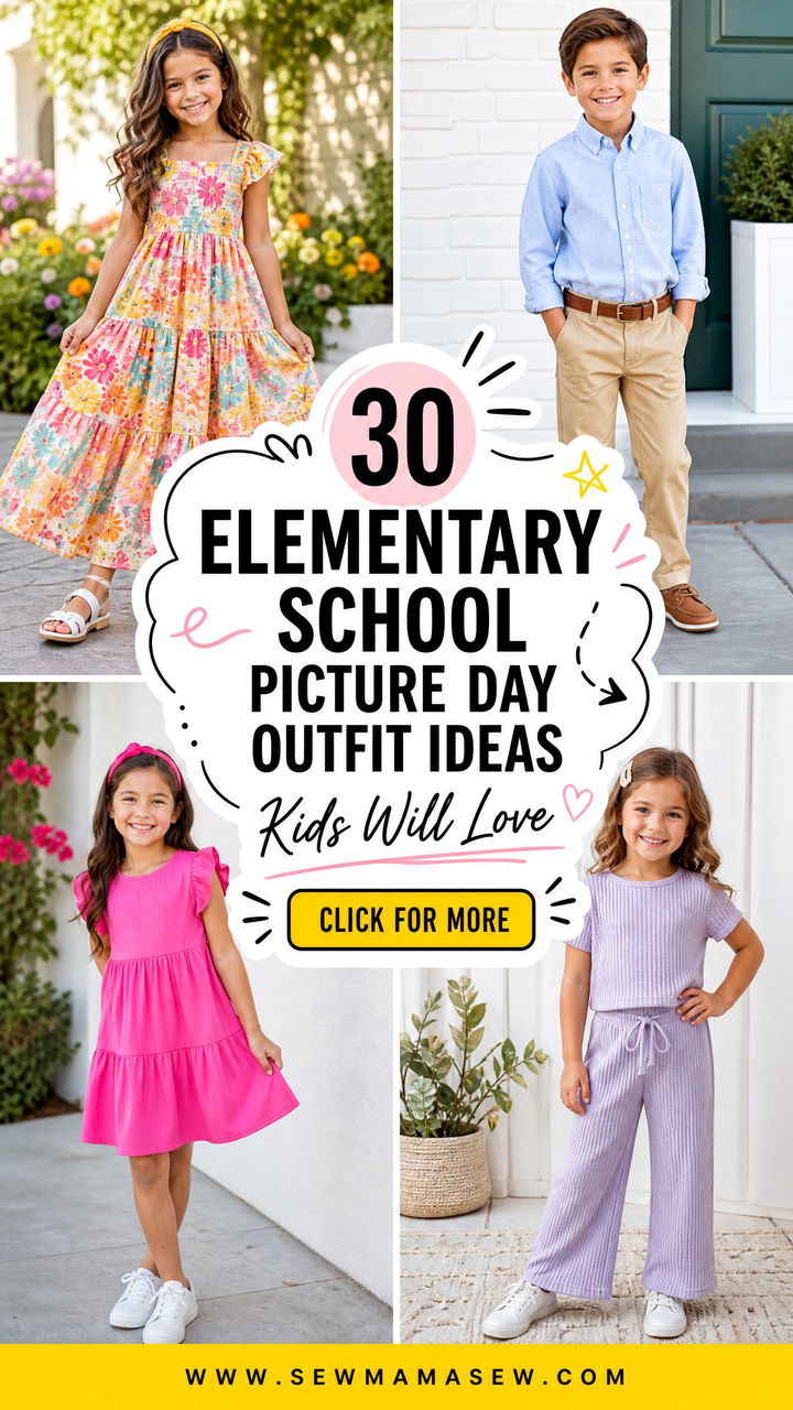 30 Elementary School Picture Day Outfit Ideas Kids Will Love - 30 Elementary School Picture Day Outfit Ideas Kids Will Love
