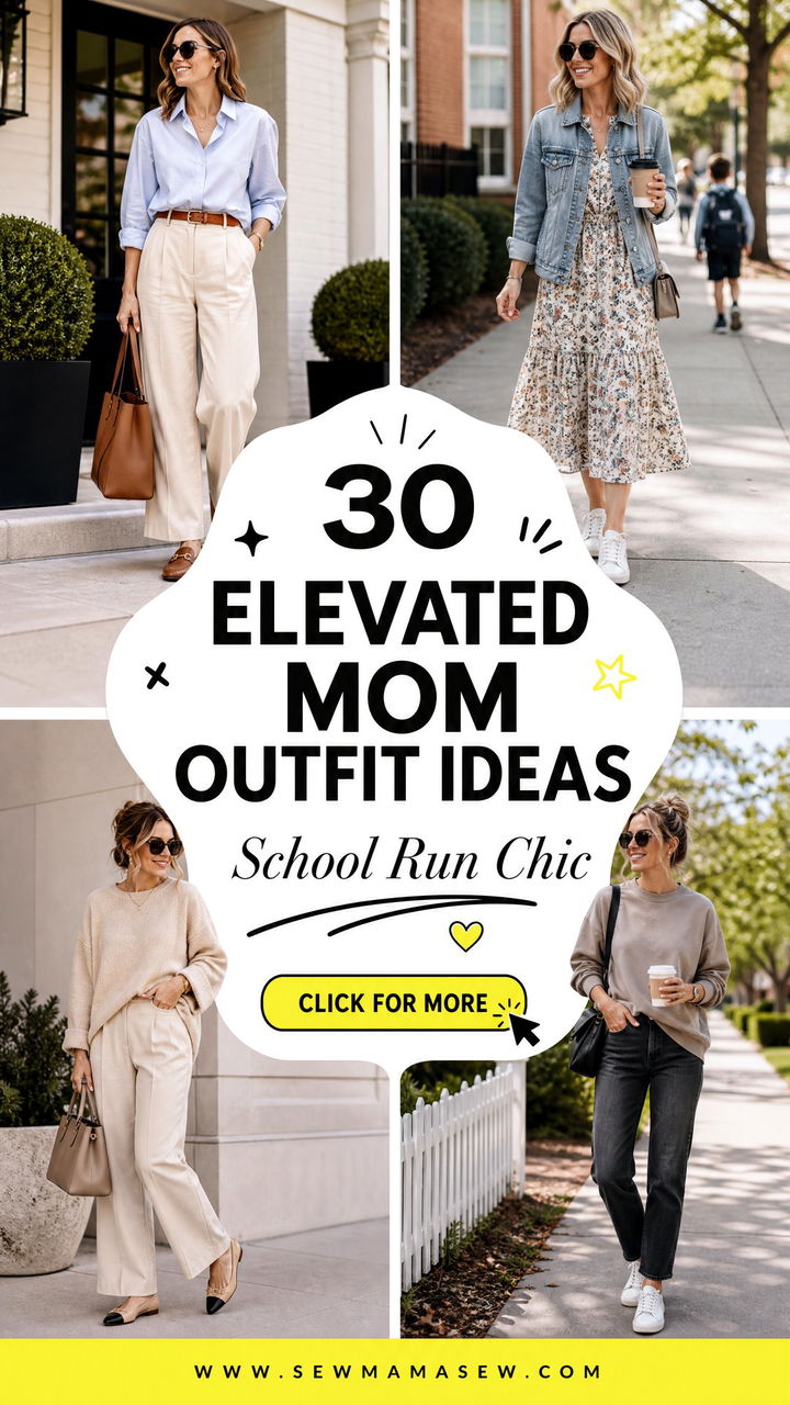 30 Elevated Mom Outfit Ideas For Effortless School-Run Chic - 30 Elevated Mom Outfit Ideas For Effortless School-Run Chic