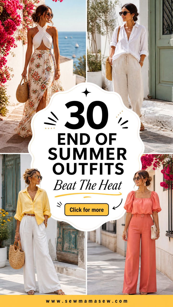 30 End Of Summer Outfits To Beat The Heat In Easy Style - 30 End Of Summer Outfits To Beat The Heat In Easy Style