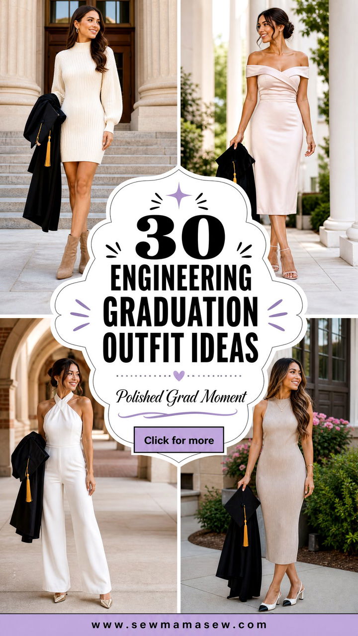 30 Engineering Graduation Outfit Ideas For A Polished Moment - 30 Engineering Graduation Outfit Ideas For A Polished Moment