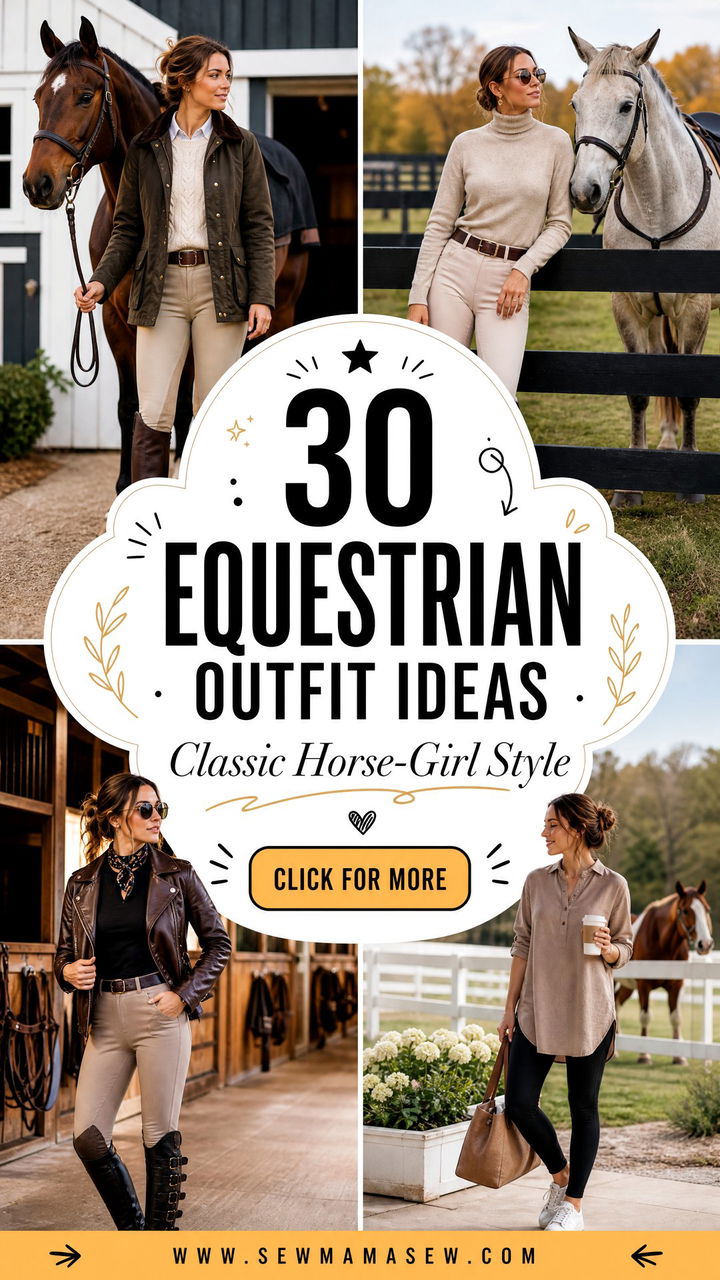 30 Equestrian Outfit Ideas For Classic Horse-Girl Style - 30 Equestrian Outfit Ideas For Classic Horse-Girl Style