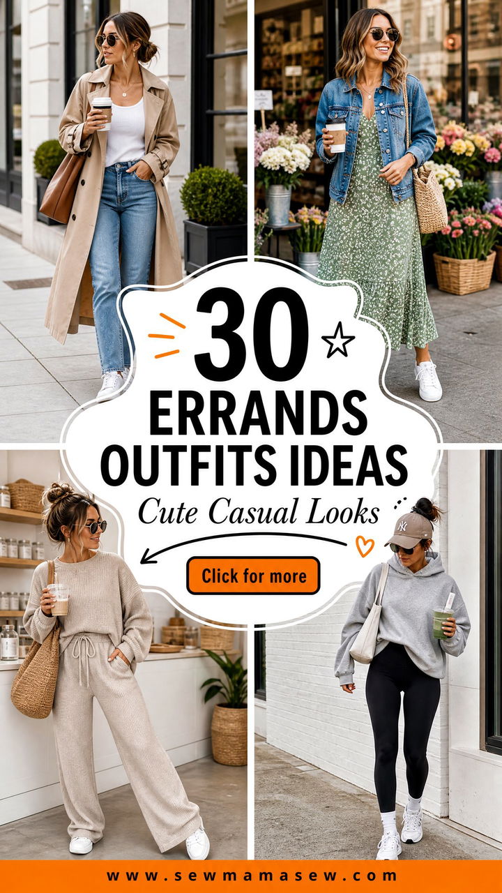 30 Errands Outfits Ideas Casual Looks That Feel Cute - 30 Errands Outfits Ideas: Casual Looks That Feel Cute