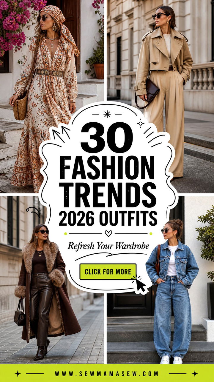 30 Fashion Trends 2026 Outfits to Refresh Your Wardrobe - 30 Fashion Trends 2026 Outfits to Refresh Your Wardrobe