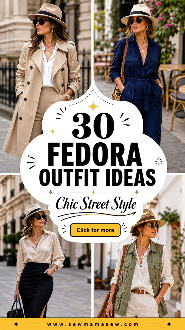 30 Fedora Outfit Ideas for Chic Womens Street Style Looks - 30 Fedora Outfit Ideas for Chic Women's Street Style Looks