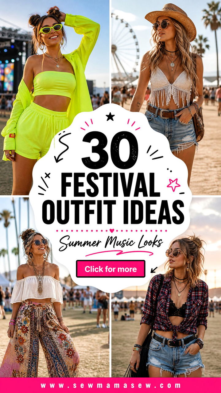 30 Festival Outfit Ideas Summer Looks for Music Lovers 2026 - 30 Festival Outfit Ideas Summer Looks for Music Lovers 2026