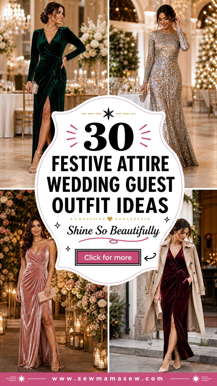 30 Festive Attire Wedding Guest Outfit Ideas to Shine Beautifully - 30 Festive Attire Wedding Guest Outfit Ideas to Shine Beautifully