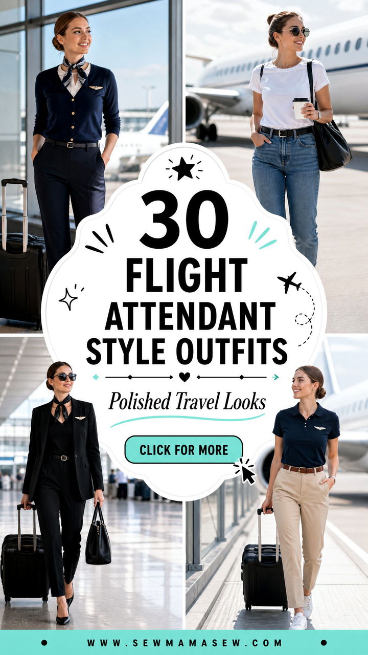 30 Flight Attendant Style Outfits for Polished Travel - 30 Flight Attendant Style Outfits for Polished Travel