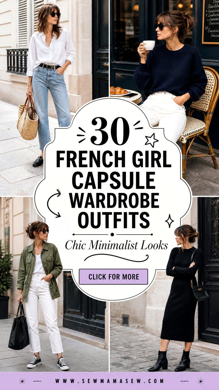 30 French Girl Capsule Wardrobe Outfits for Chic Minimalists - 30 French Girl Capsule Wardrobe Outfits for Chic Minimalists