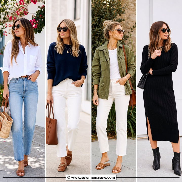 30 French Girl Capsule Wardrobe Outfits for Chic Minimalists